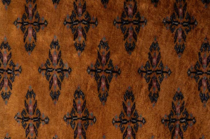 4' 7 x 6' 9 Hand Knotted Bokhara Oriental Wool Rug