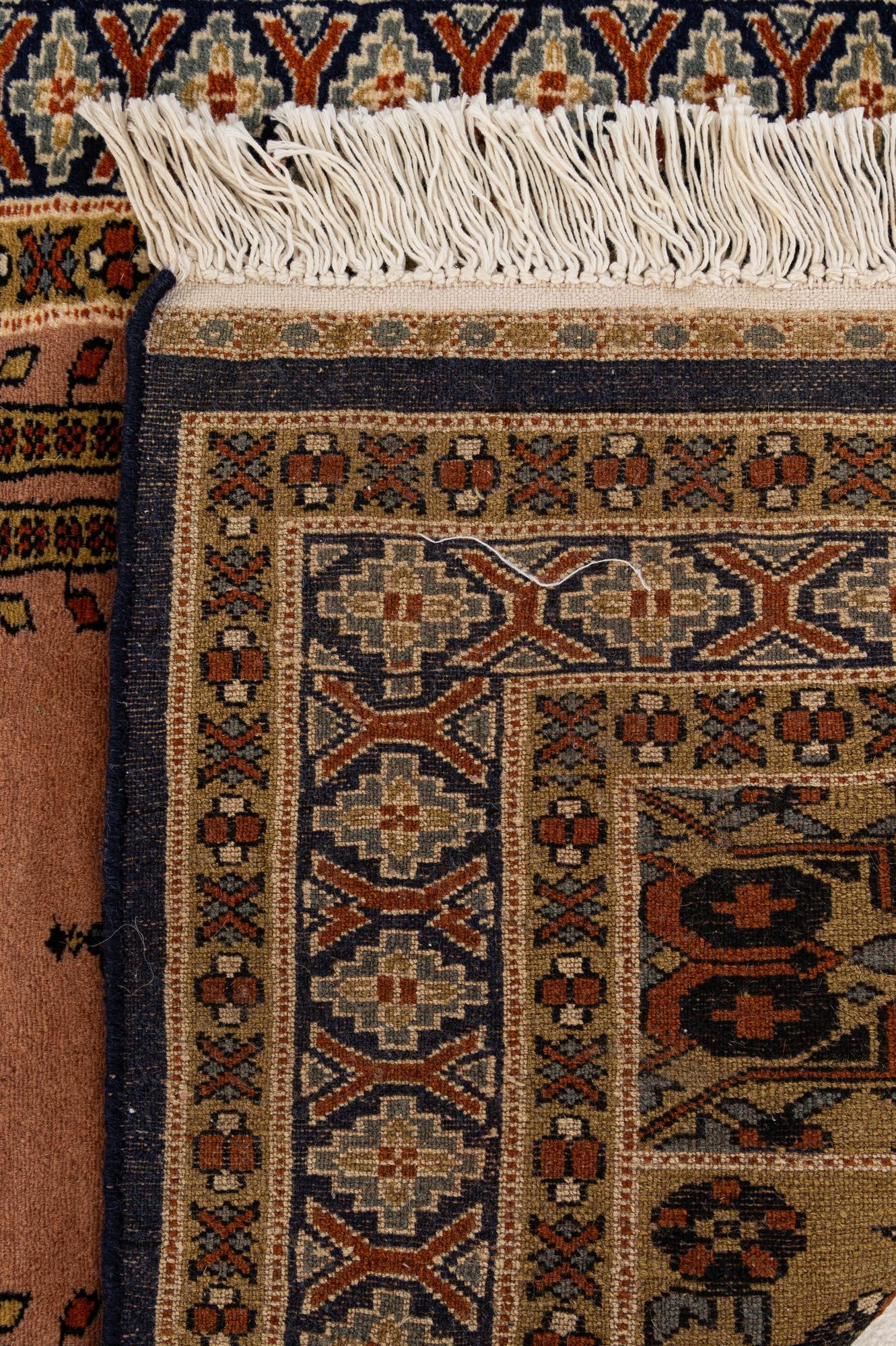 2' 8 x 4' 3 Hand Knotted Bokhara Oriental Wool Rug