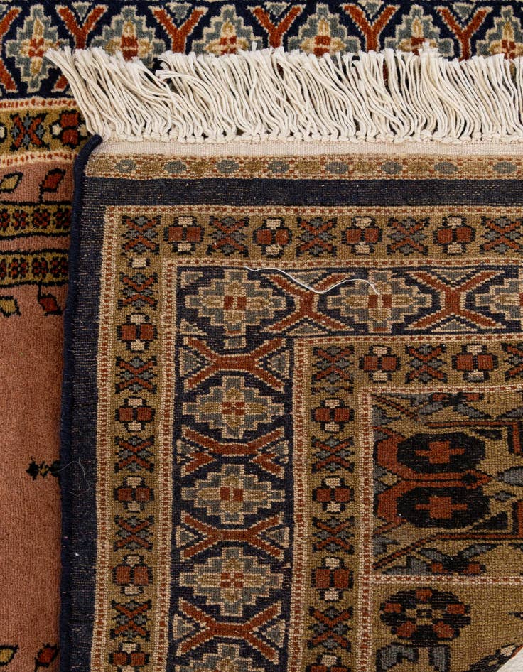 Detail image of 2' 8 x 4' 3  Hand Knotted Bokhara Oriental Wool Rug