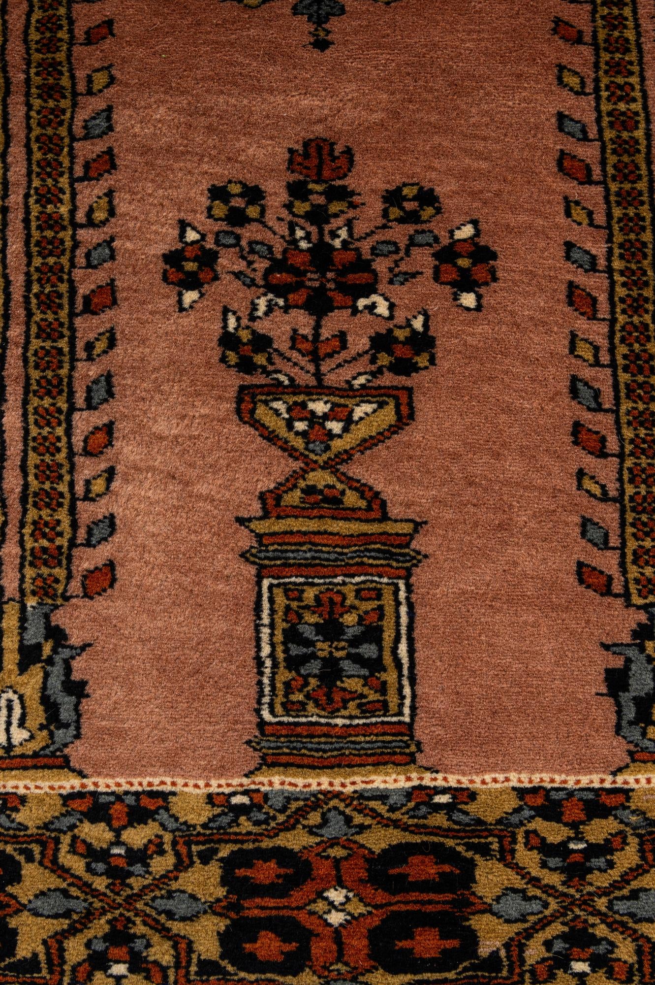 2' 8 x 4' 3 Hand Knotted Bokhara Oriental Wool Rug