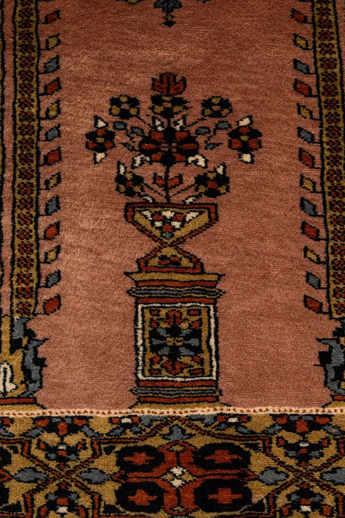 2' 8 x 4' 3 Hand Knotted Bokhara Oriental Wool Rug
