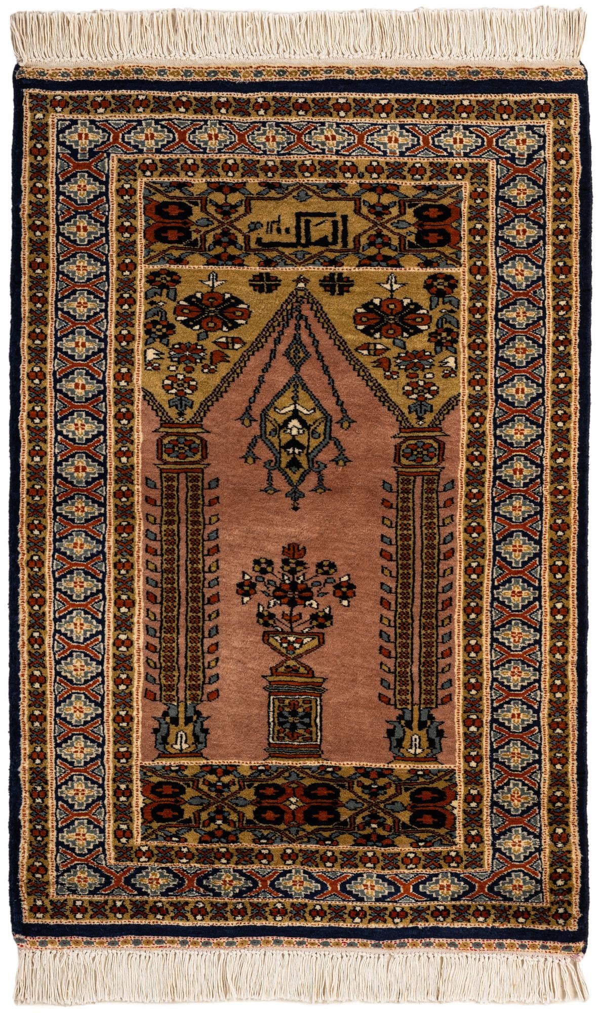 2' 8 x 4' 3  Hand Knotted Bokhara Oriental Wool Rug