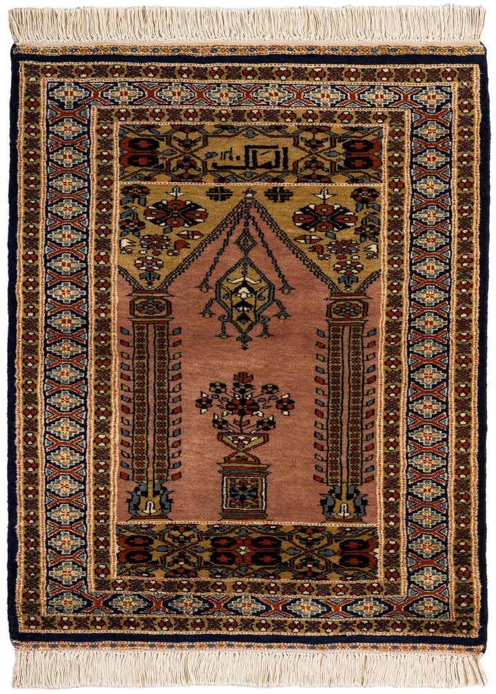 2' 8 x 4' 3 Hand Knotted Bokhara Oriental Wool Rug