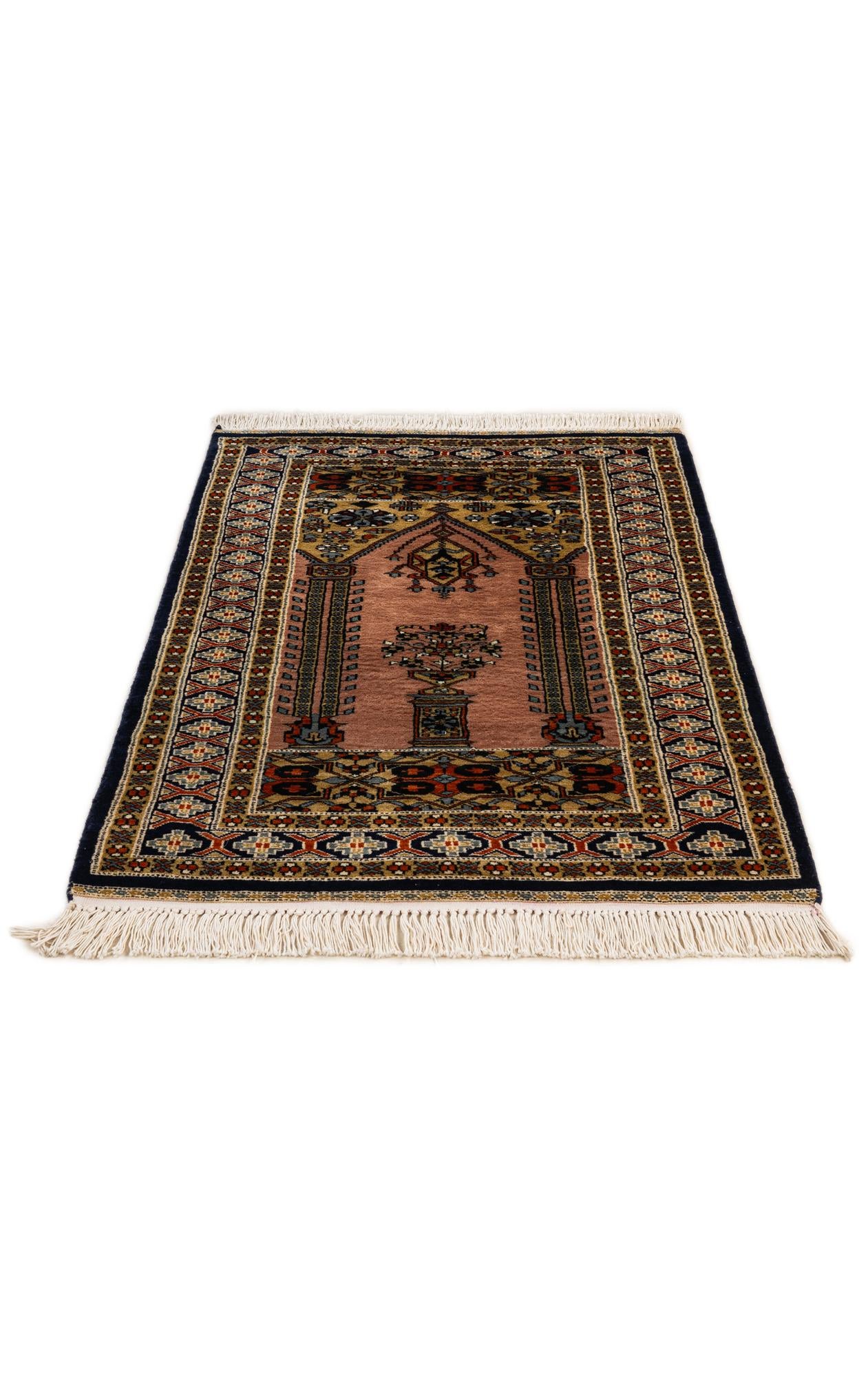 2' 7 x 4' 1 Hand Knotted Bokhara Oriental Wool Rug