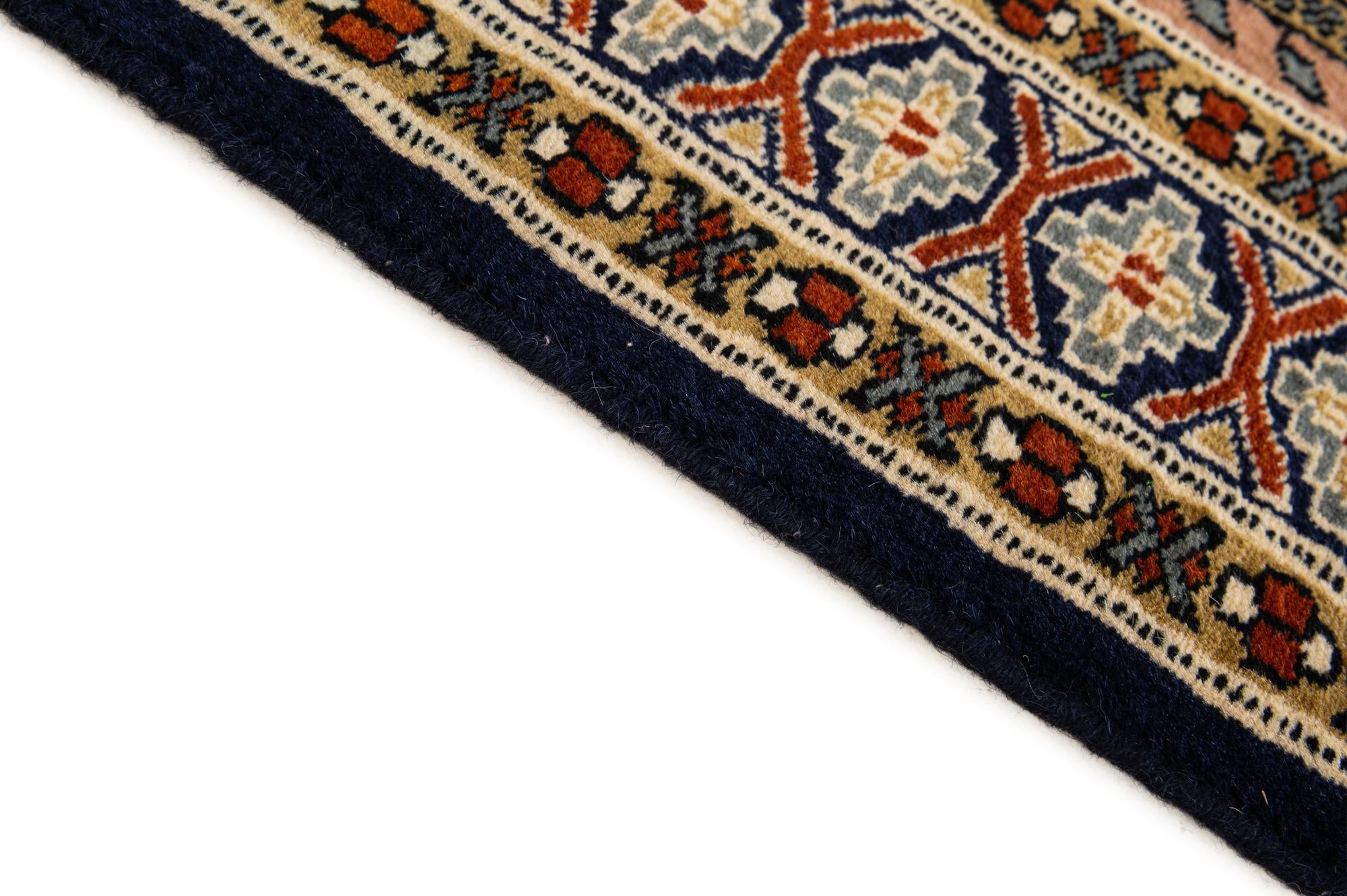 2' 7 x 4' 1 Hand Knotted Bokhara Oriental Wool Rug