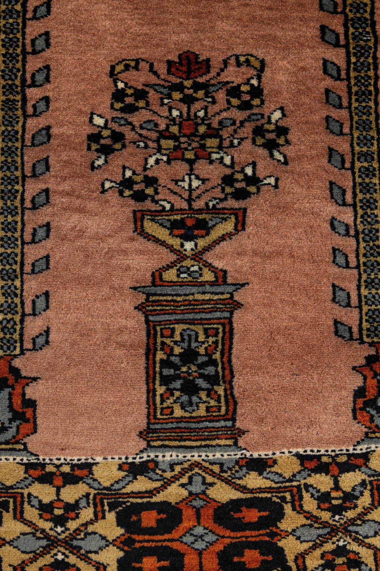 2' 7 x 4' 1 Hand Knotted Bokhara Oriental Wool Rug