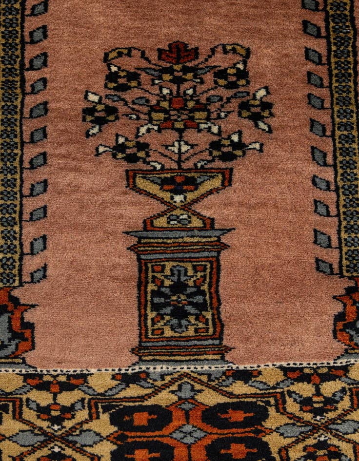 Detail image of 2' 7 x 4' 1  Hand Knotted Bokhara Oriental Wool Rug