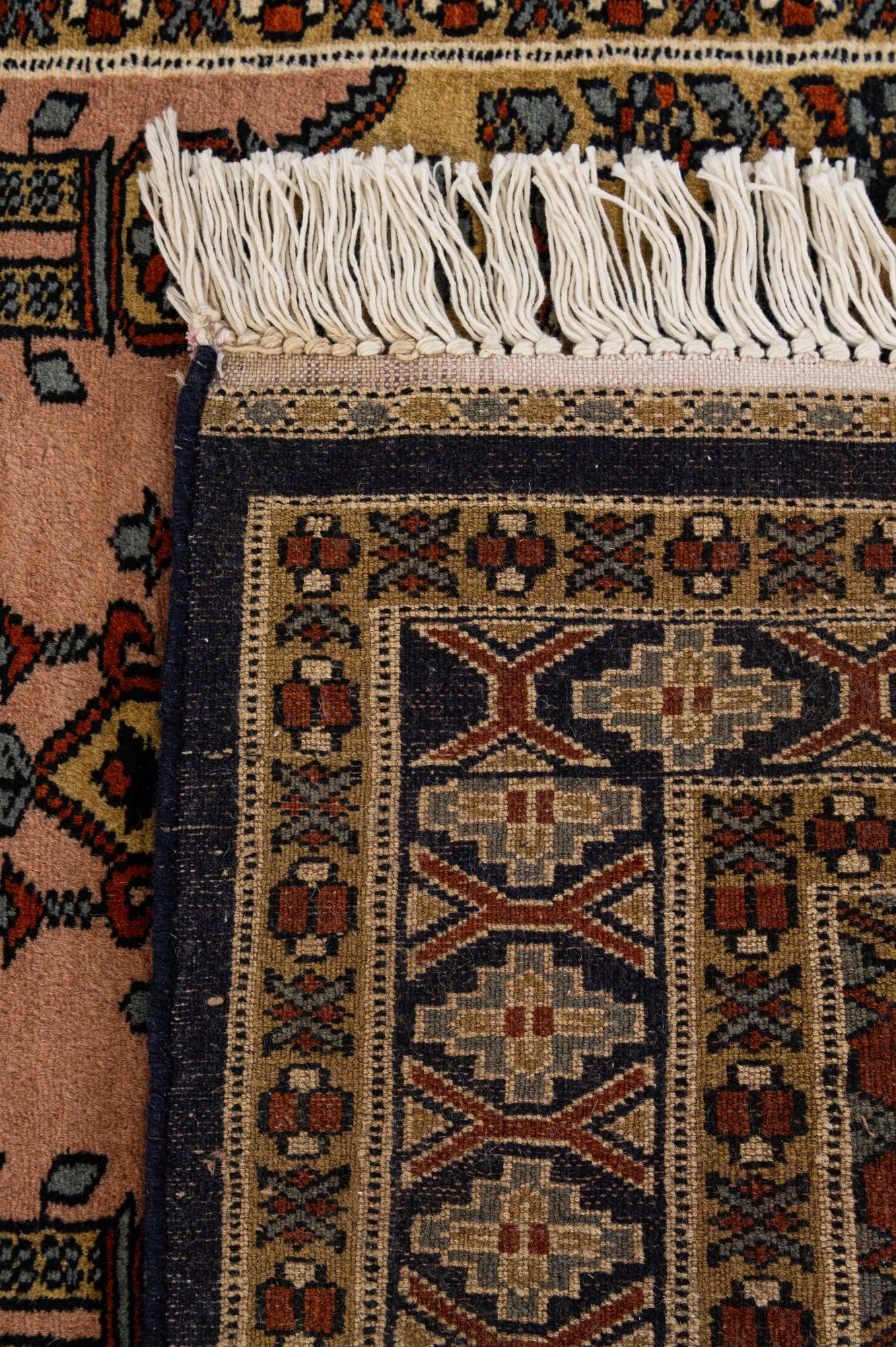 2' 7 x 4' 1 Hand Knotted Bokhara Oriental Wool Rug