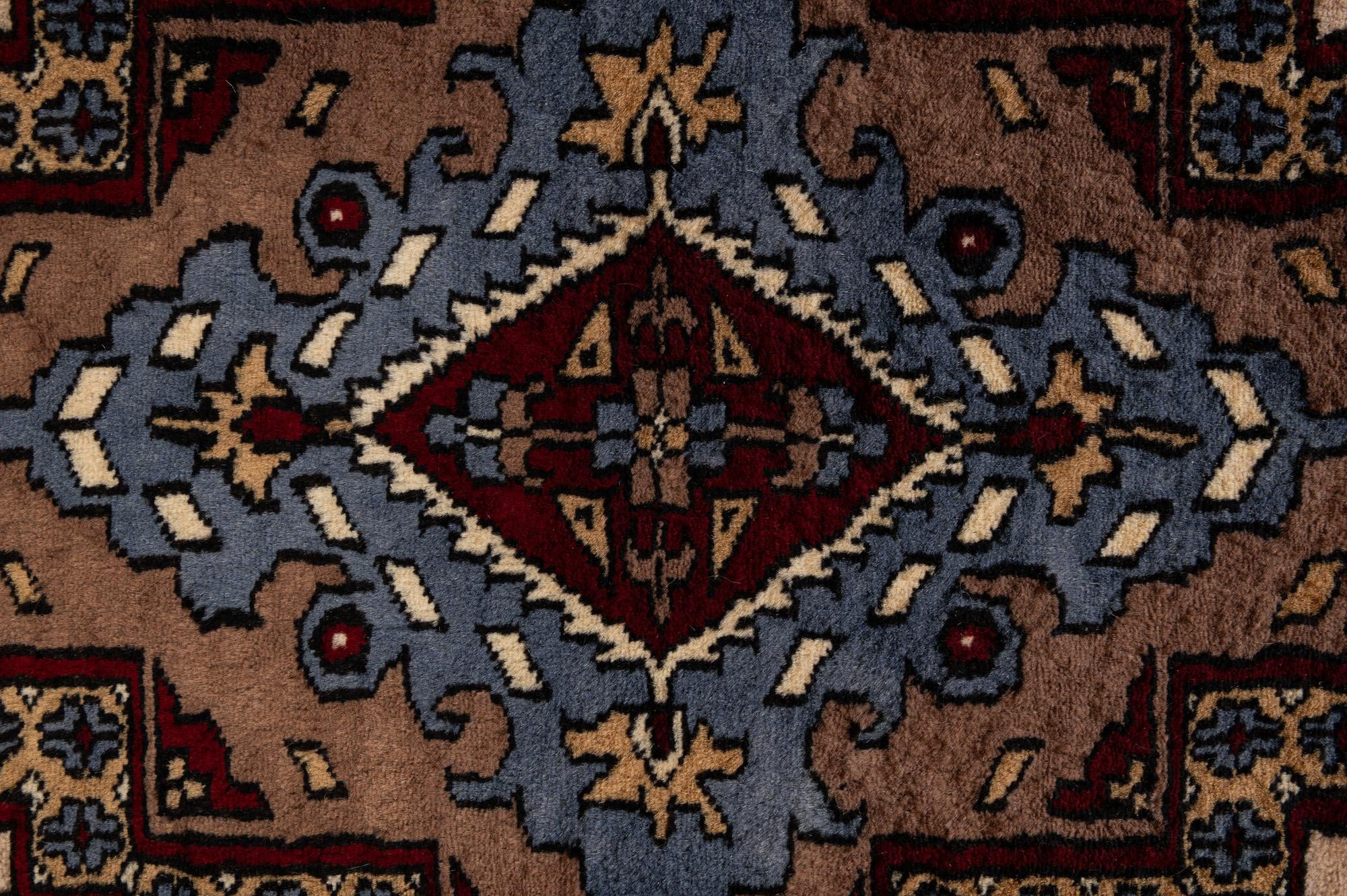 4' 3 x 6' 3 Hand Knotted Bokhara Oriental Wool Rug