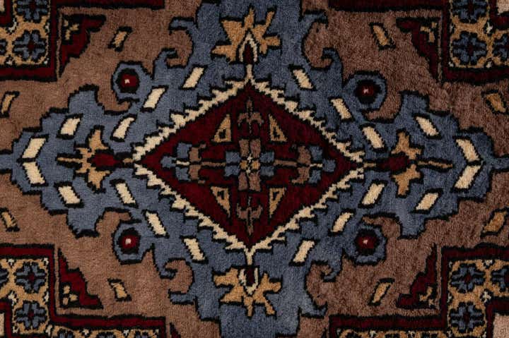 4' 3 x 6' 3 Hand Knotted Bokhara Oriental Wool Rug