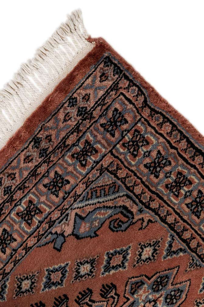 3' 2 x 5' 4 Hand Knotted Bokhara Oriental Wool Rug