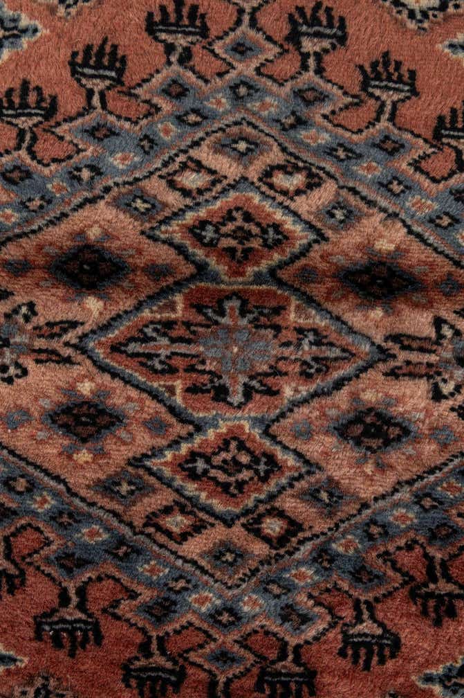 3' 2 x 5' 4 Hand Knotted Bokhara Oriental Wool Rug