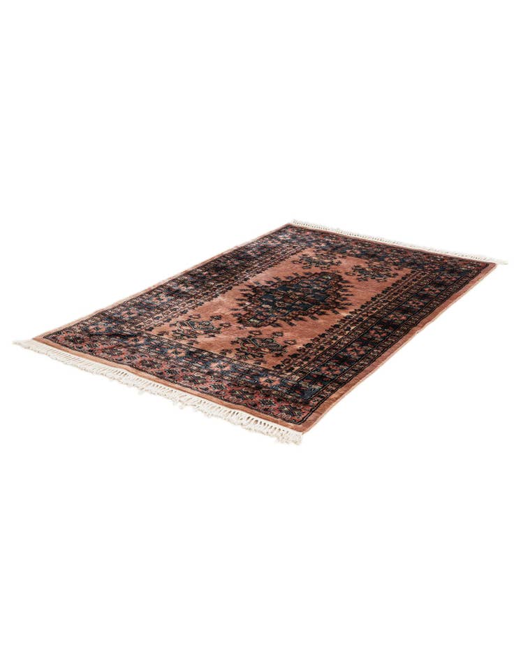 Detail image of 3' 4 x 5' 2 Hand Knotted Bokhara Oriental Wool Rug