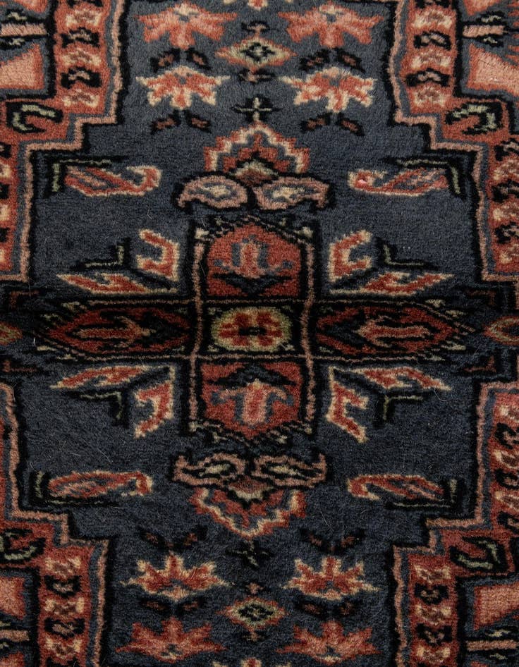Detail image of 3' 4 x 5' 2  Hand Knotted Bokhara Oriental Wool Rug