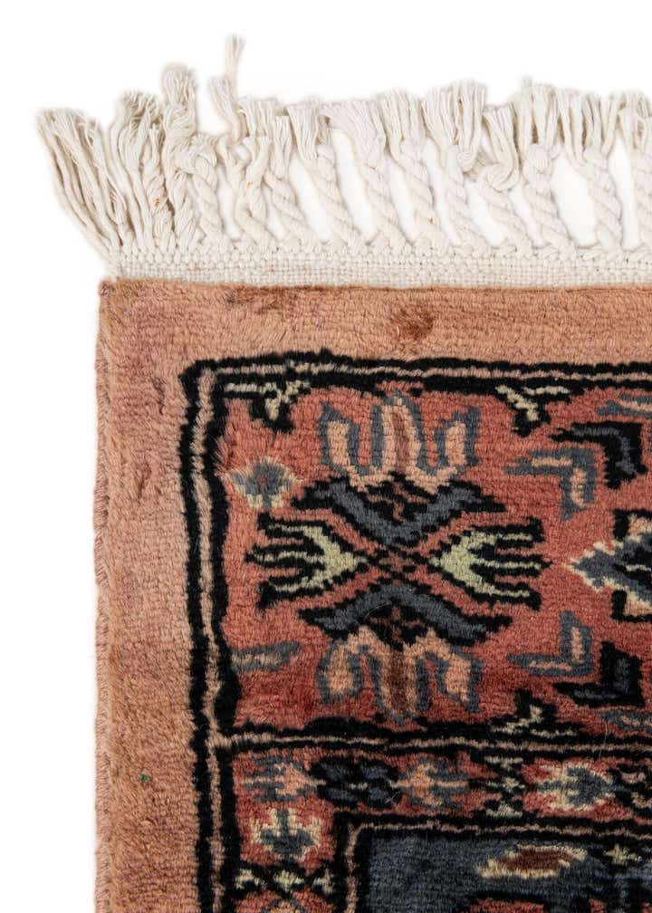 3' 4 x 5' 2 Hand Knotted Bokhara Oriental Wool Rug