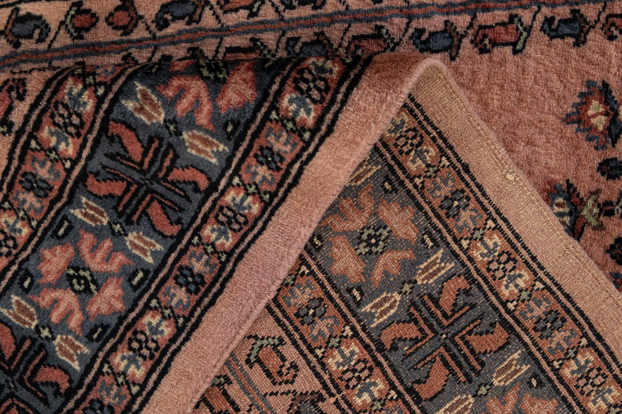 3' 4 x 5' 2 Hand Knotted Bokhara Oriental Wool Rug