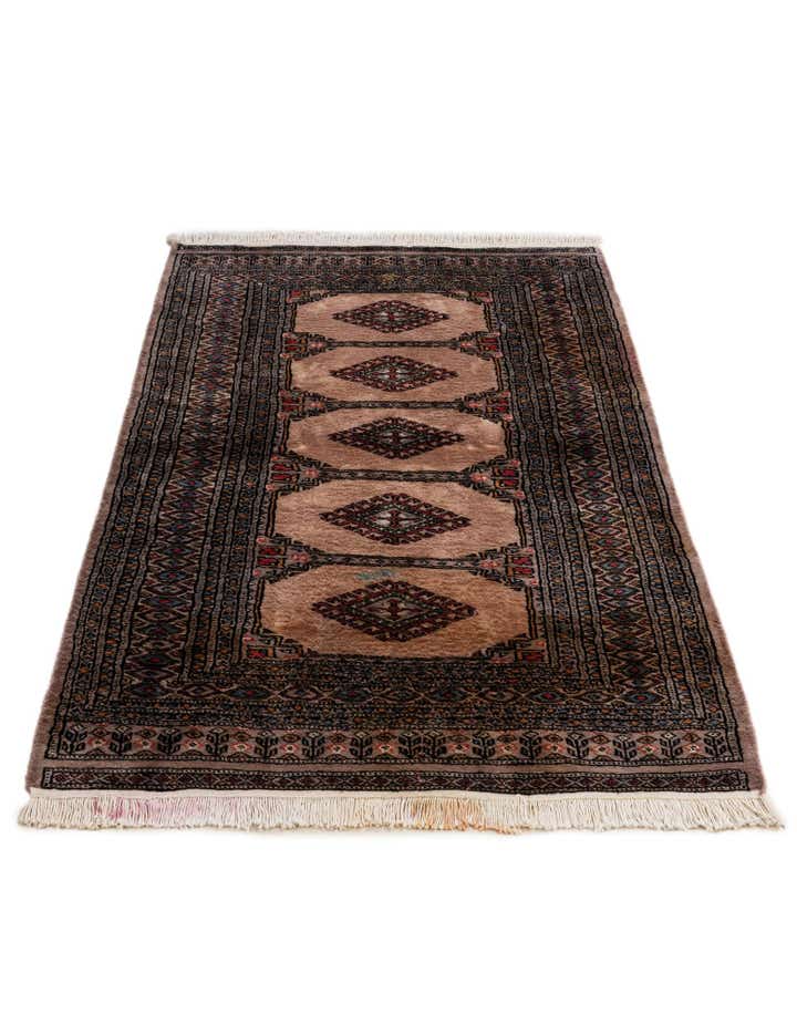3' 1 x 5' Hand Knotted Bokhara Oriental Wool Rug