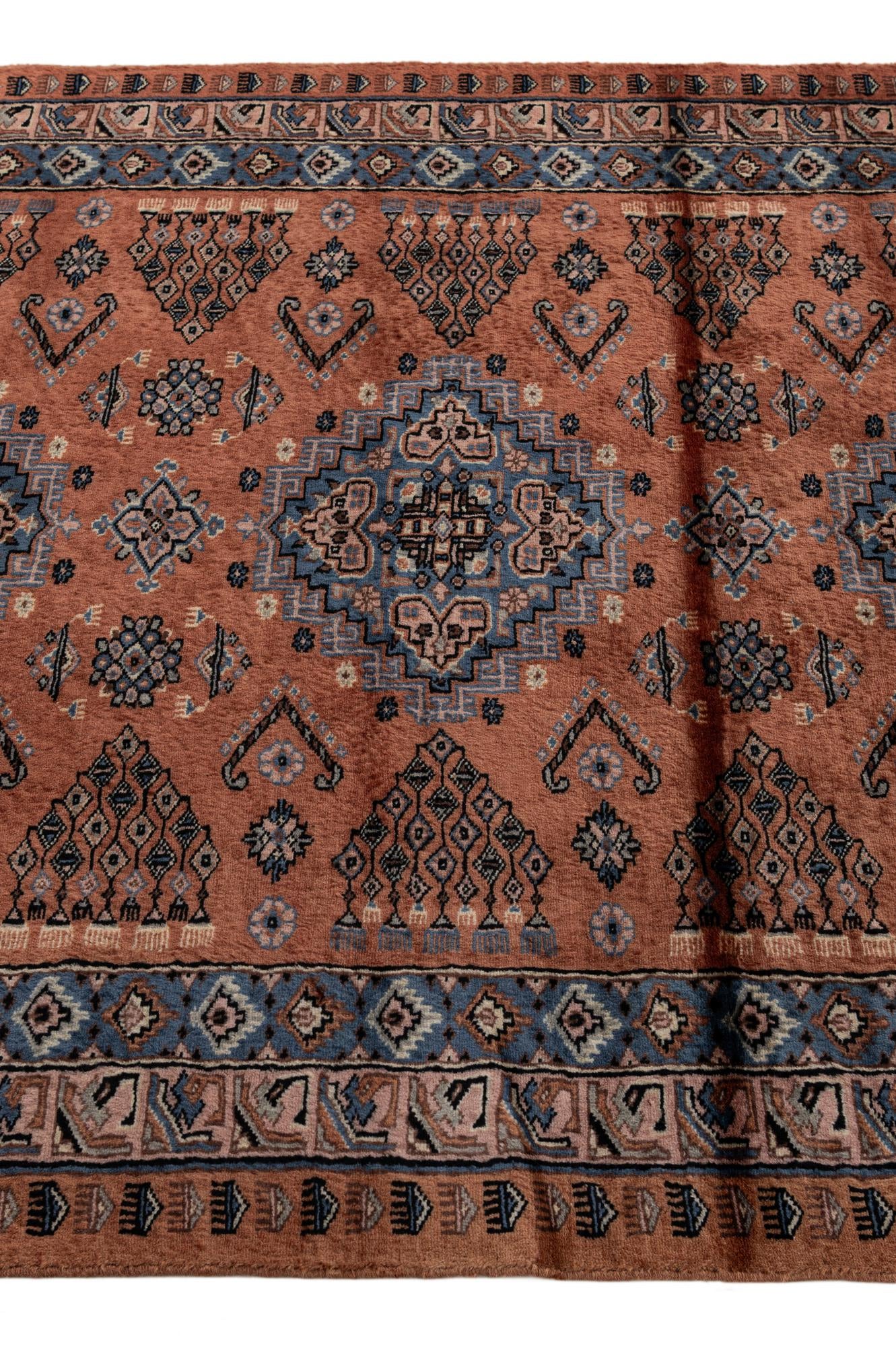 4' 3 x 6' Hand Knotted Bokhara Oriental Wool Rug