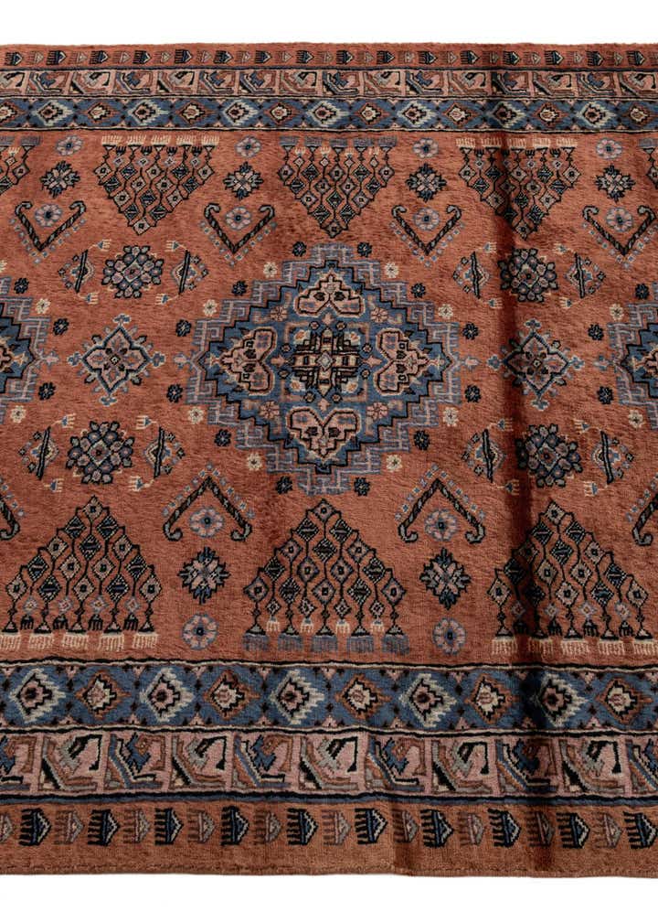4' 3 x 6' Hand Knotted Bokhara Oriental Wool Rug