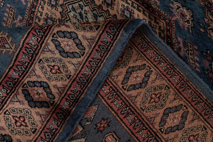 4' 3 x 5' 6 Hand Knotted Bokhara Oriental Wool Rug