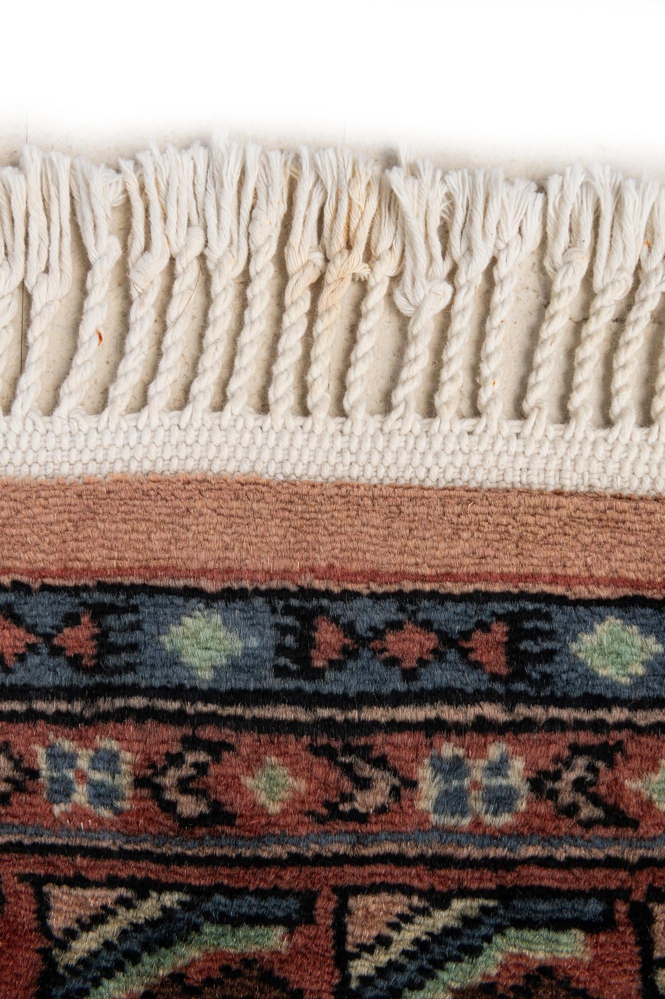 4' 3 x 6' Hand Knotted Bokhara Oriental Wool Rug