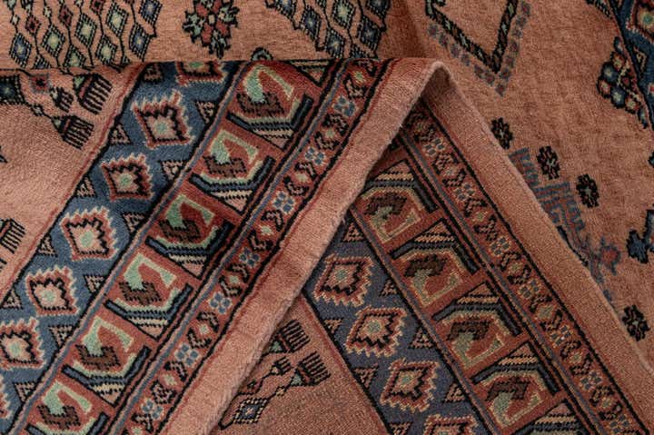 4' 3 x 6' Hand Knotted Bokhara Oriental Wool Rug