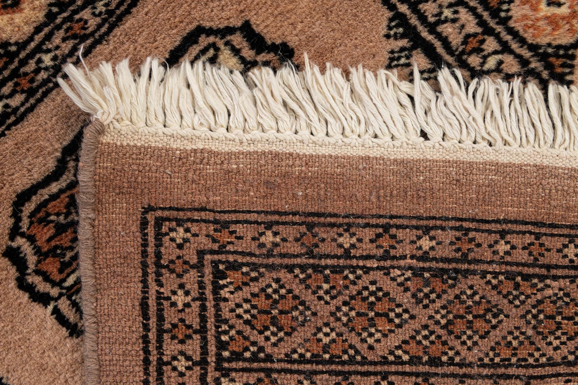 65cm x 95cm anudado a mano Bokhara Alfombra Oriental Lana