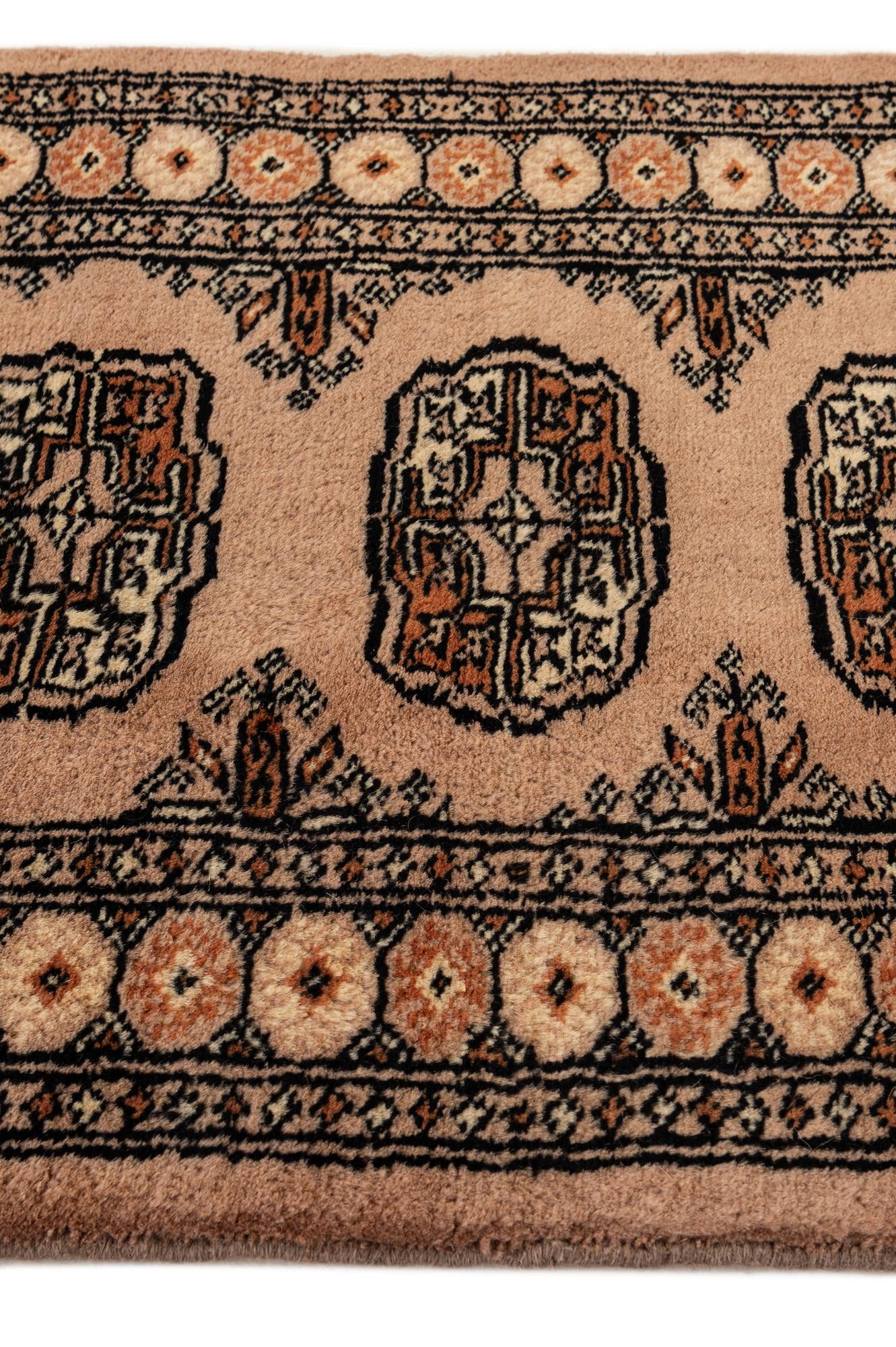 65cm x 95cm anudado a mano Bokhara Alfombra Oriental Lana