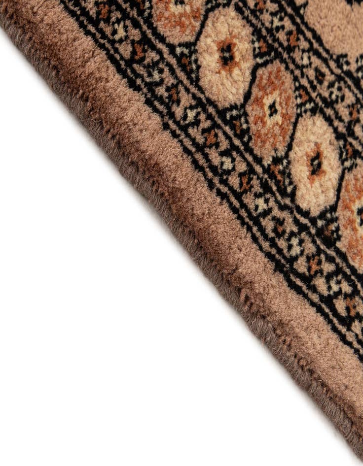 Detail image of 2' 1 x 3' 2  Hand Knotted Bokhara Oriental Wool Rug