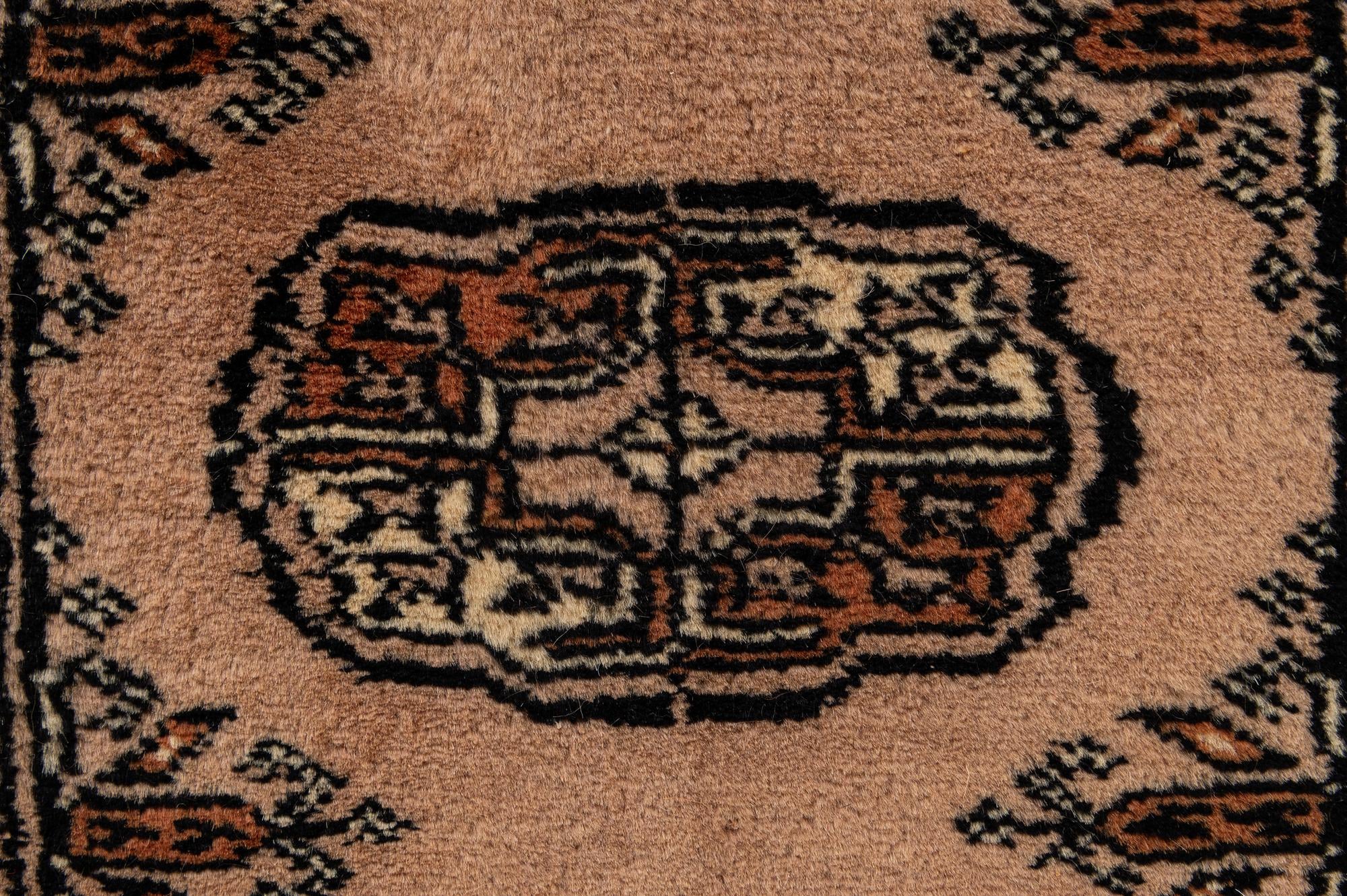 65cm x 95cm anudado a mano Bokhara Alfombra Oriental Lana
