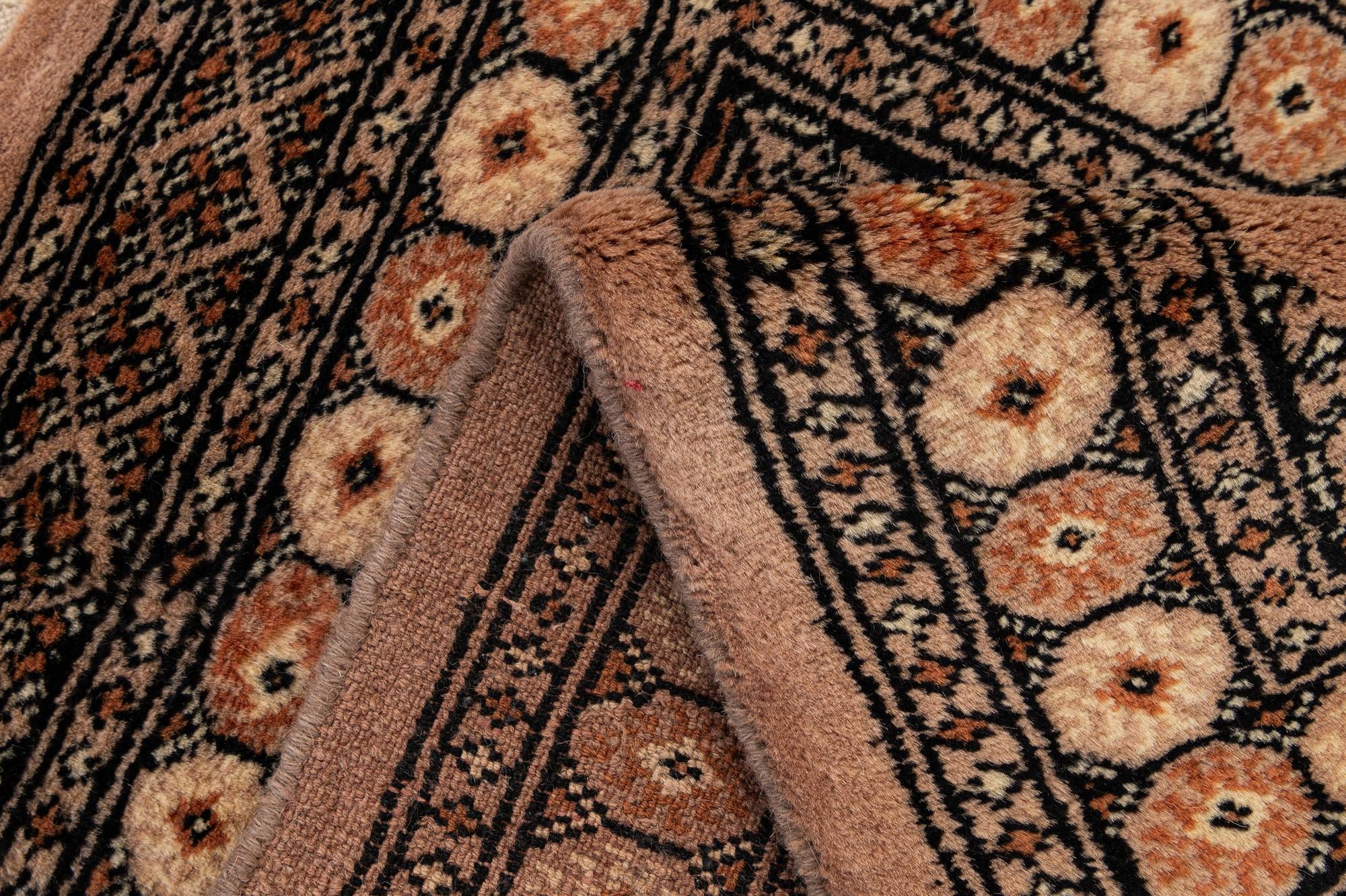 65cm x 95cm anudado a mano Bokhara Alfombra Oriental Lana