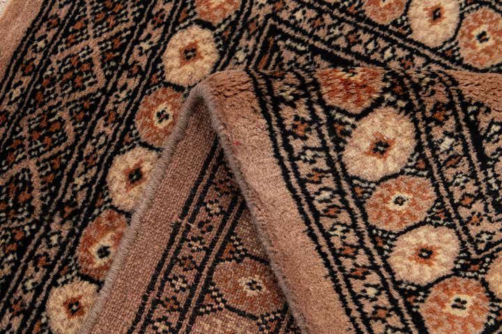 65cm x 95cm anudado a mano Bokhara Alfombra Oriental Lana
