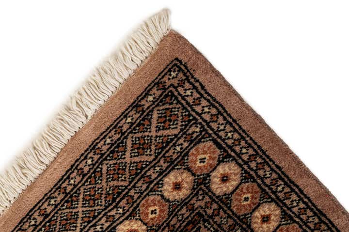65cm x 95cm anudado a mano Bokhara Alfombra Oriental Lana
