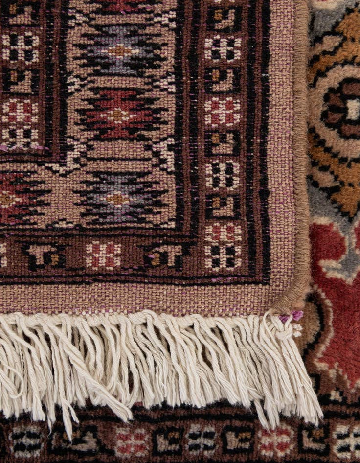 Detail image of 2' 2 x 3' 3 Hand Knotted Bokhara Oriental Wool Rug