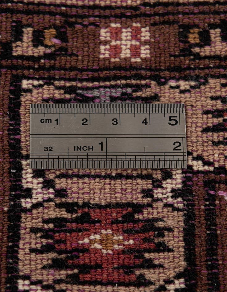 Detail image of 2' 2 x 3' 3 Hand Knotted Bokhara Oriental Wool Rug