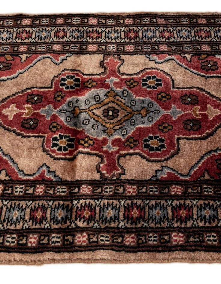 Detail image of 2' 2 x 3' 3 Hand Knotted Bokhara Oriental Wool Rug
