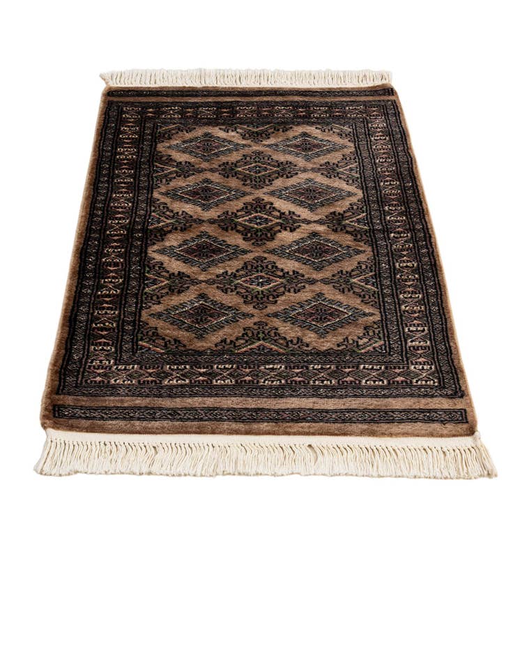 Detail image of 2' x 3' 5 Hand Knotted Bokhara Oriental Rug