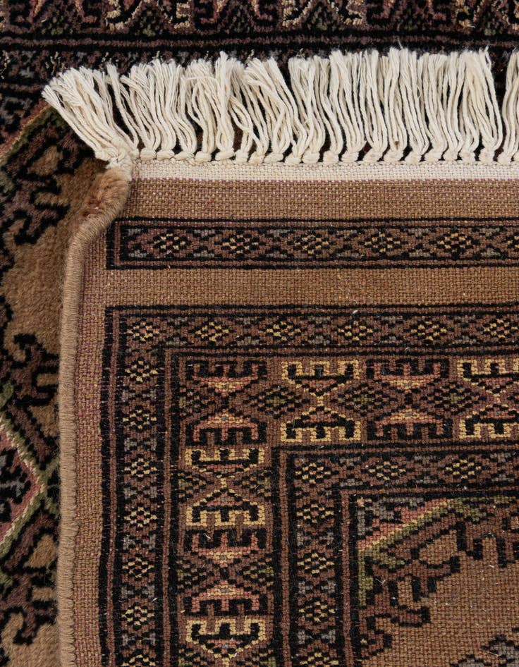 Detail image of 2' x 3' 5 Hand Knotted Bokhara Oriental Rug