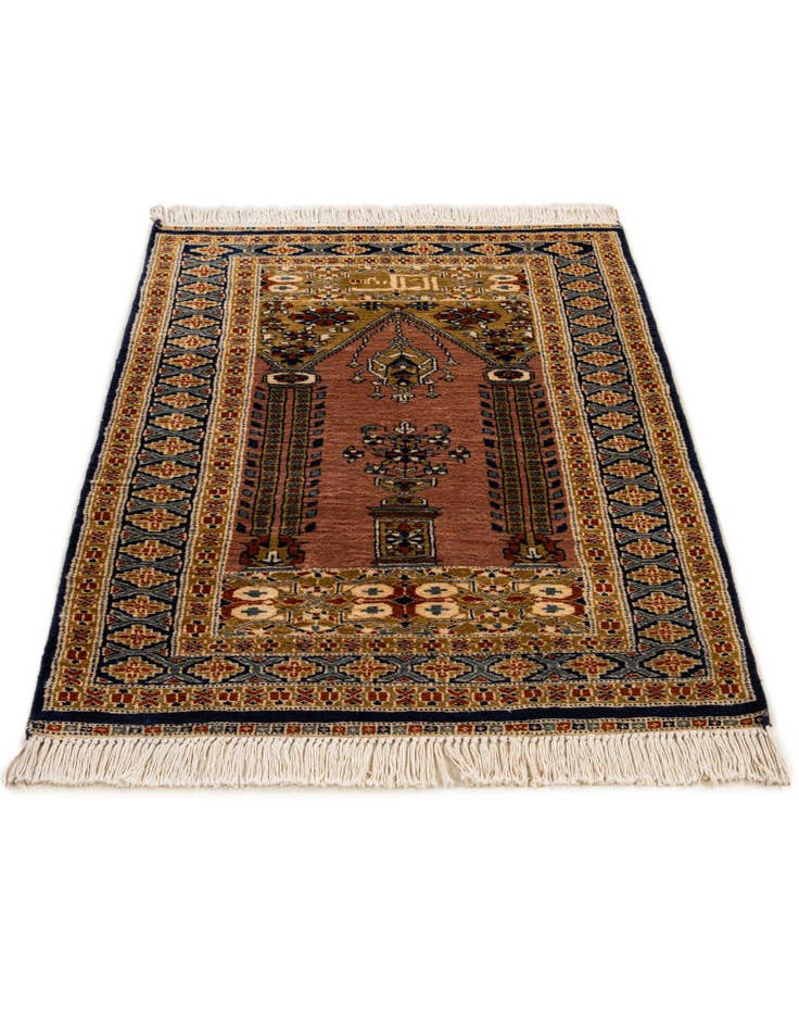 Detail image of 2' 9 x 3' 10  Hand Knotted Bokhara Oriental Wool Rug