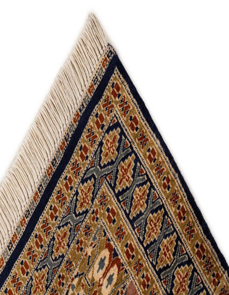 Detail image of 2' 9 x 3' 10  Hand Knotted Bokhara Oriental Wool Rug