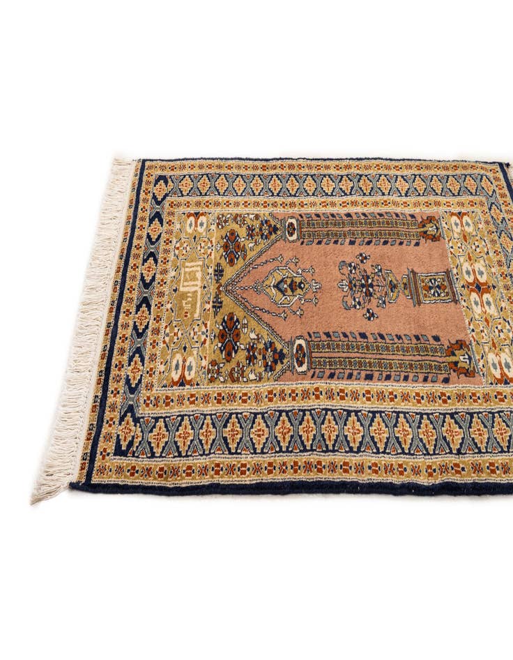 Detail image of 2' 9 x 3' 10  Hand Knotted Bokhara Oriental Wool Rug