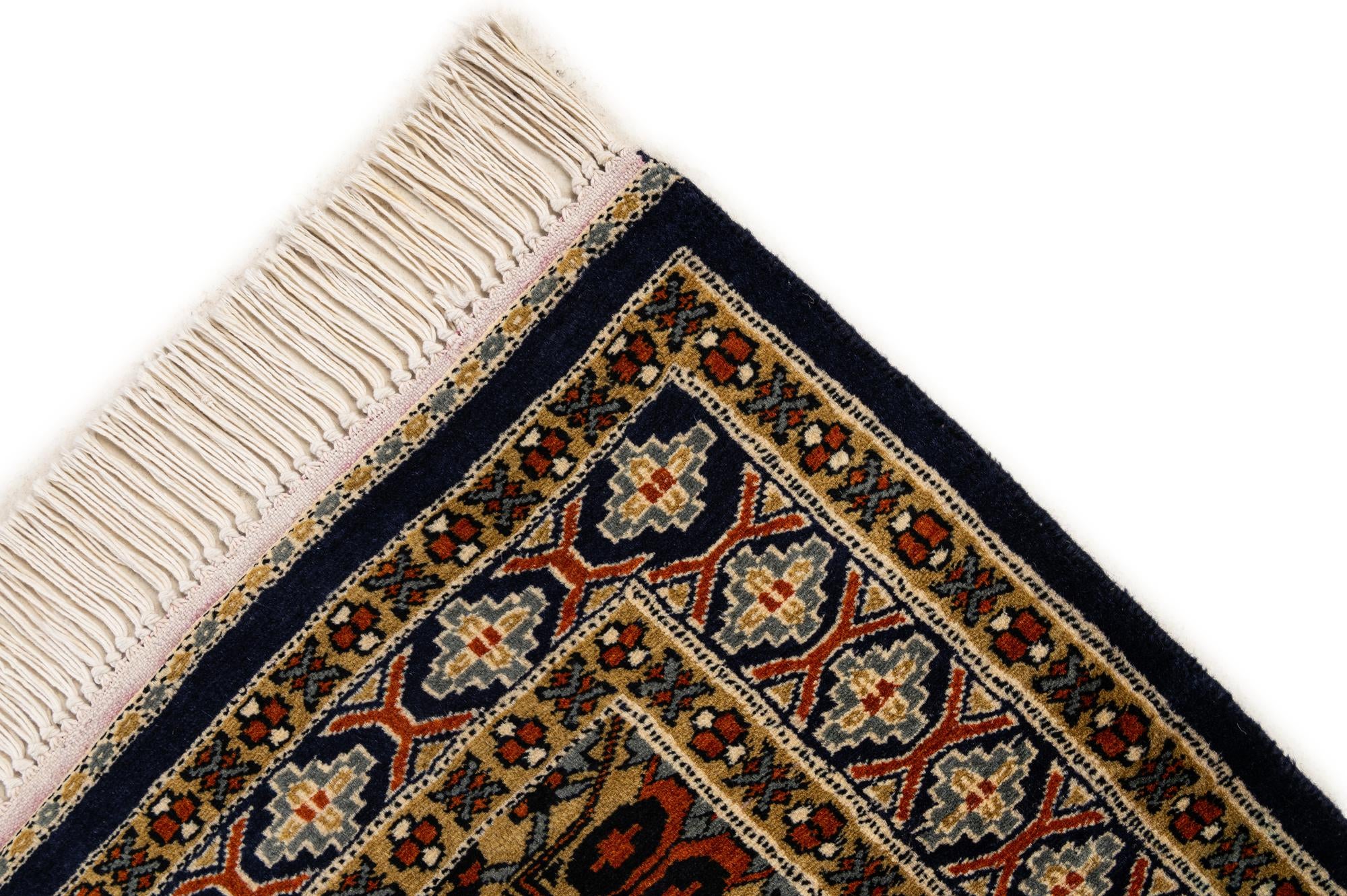 2' 9 x 4' 2 Hand Knotted Bokhara Oriental Wool Rug