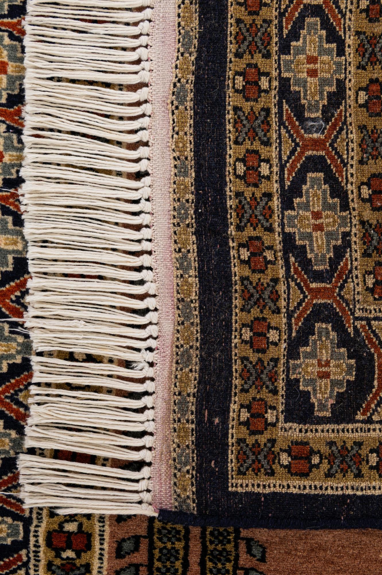 2' 9 x 4' 2 Hand Knotted Bokhara Oriental Wool Rug