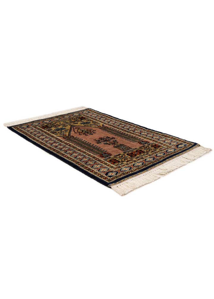 2' 9 x 4' 2 Hand Knotted Bokhara Oriental Wool Rug