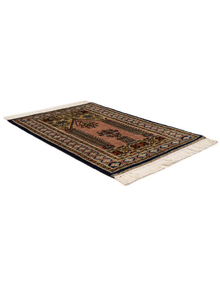 Detail image of 2' 9 x 4' 2 Hand Knotted Bokhara Oriental Wool Rug