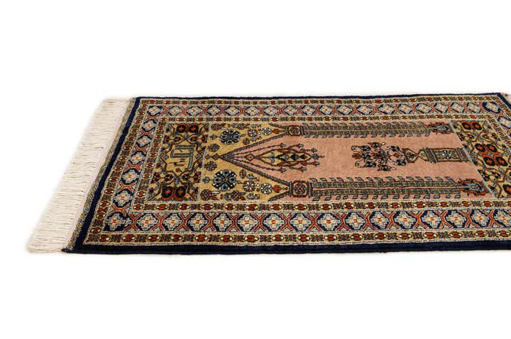 2' 9 x 4' 2 Hand Knotted Bokhara Oriental Wool Rug