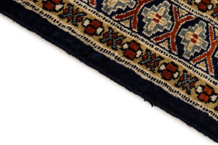 Detail image of 2' 9 x 4' 2 Hand Knotted Bokhara Oriental Wool Rug