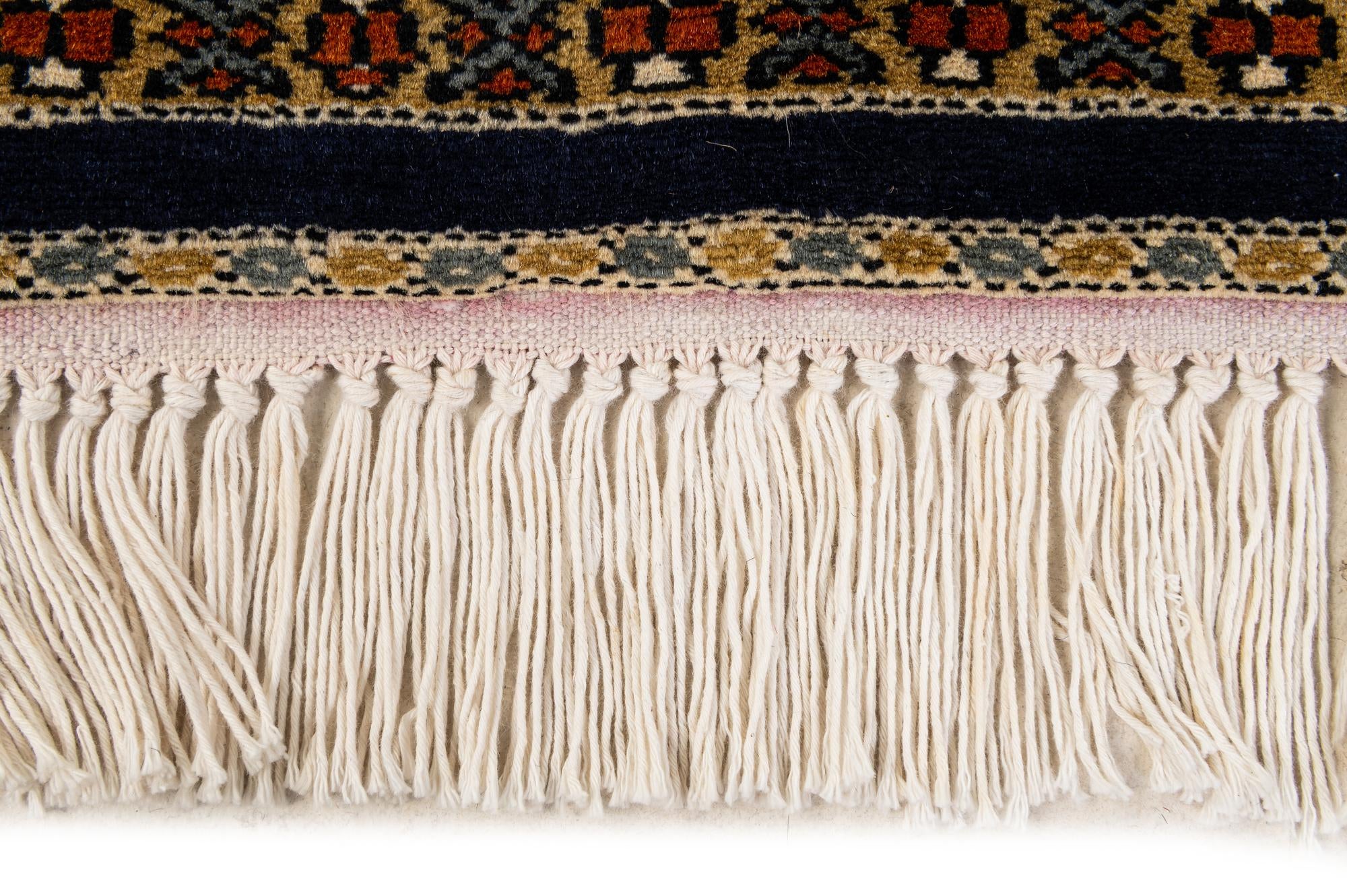 2' 9 x 4' 2 Hand Knotted Bokhara Oriental Wool Rug