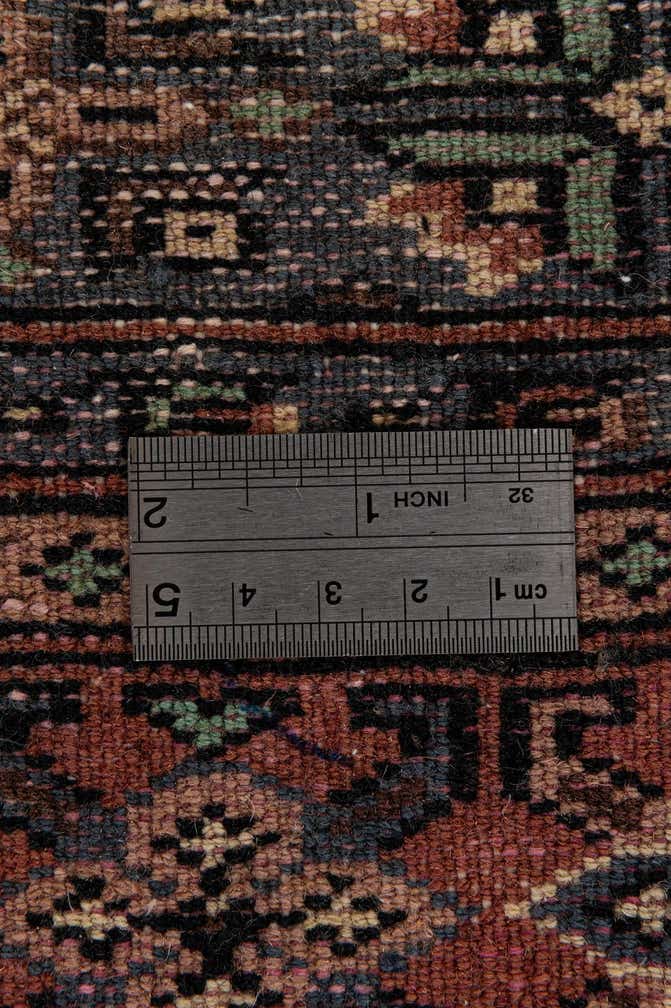 4' 4 x 5' 5 Hand Knotted Bokhara Oriental Wool Rug