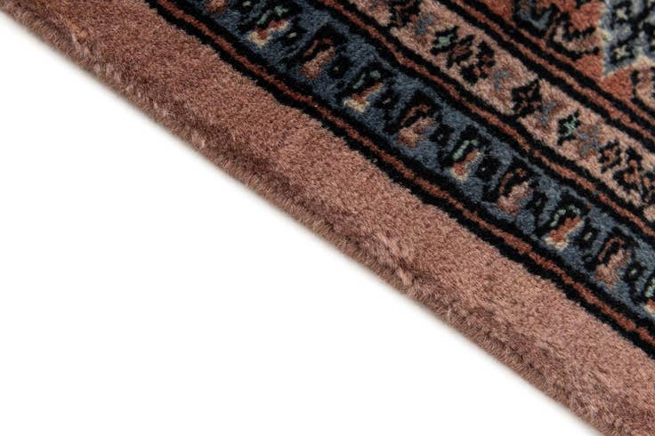 Detail image of 4' 4 x 5' 5 Hand Knotted Bokhara Oriental Wool Rug